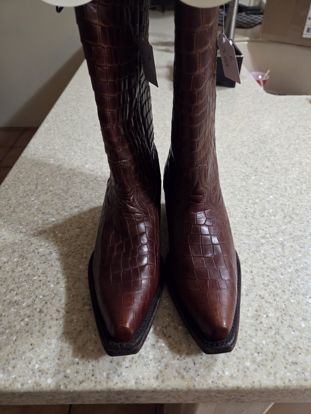 Strut Whiskey Western Boots - Snip Toe